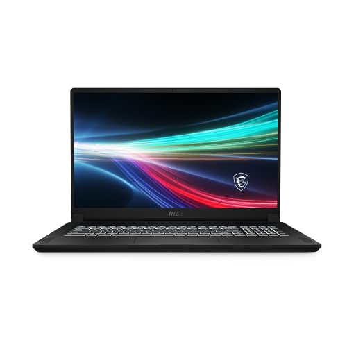 MSI Creator 17 Professional Laptop: 17.3' UHD 120Hz 100% Adobe RGB Display, Intel Core i7-11800H, NVIDIA GeForce RTX 3070, 16GB RAM, 1TB NVME SSD, Thunderbolt 4, Win10 PRO, Core Black (B11UG-494)