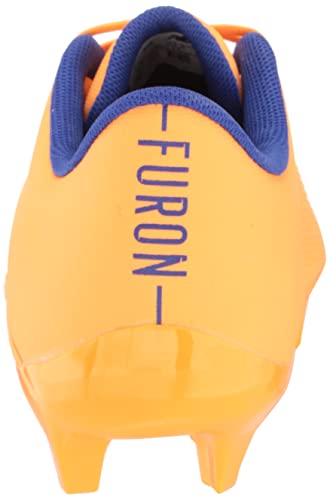 New Balance Boy's Furon V6+ Dispatch Junior FG Soccer Shoe, Impulse/Vibrant Orange, 1.5 Little Kid