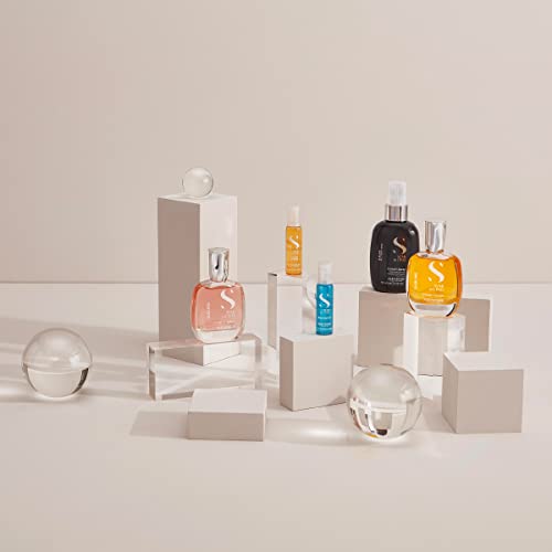 Alfaparf Milano Semi Di Lino Sublime Cristalli Liquidi Smoothing Hair Serum - Superior Finishing Hair Oil Treatment - Provides Brilliant Shine and Protection - Professional Salon Quality, 1.01 Fl Oz