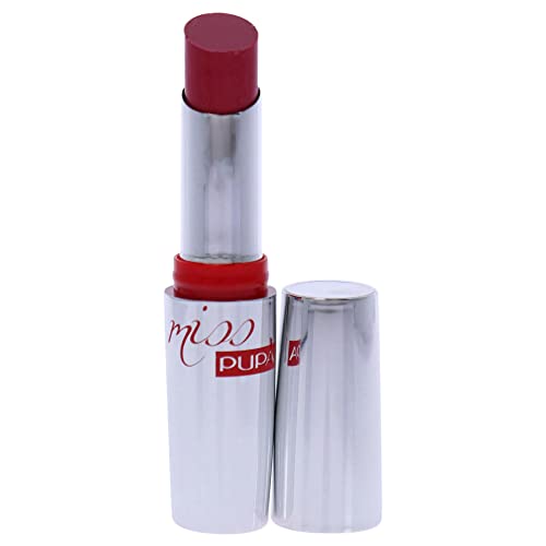 Pupa Milano Miss Milano Lipstick - Creamy, Ultra Pigmented Color For Lips - Nourishing Formula - Crystal-Effect Lipstick - Ultimate Boost Of Volume And Hydration - 202 Ballroom - 0.071 OZ