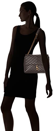 Rebecca Minkoff womens Edie Flap shoulder bag, Graphite, One Size US