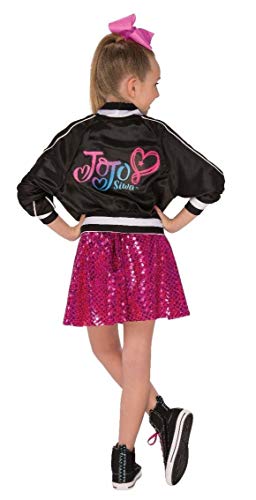 Rubies JoJo Siwa Bomber Jacket with Skirt and Bow Child's Costume, Small