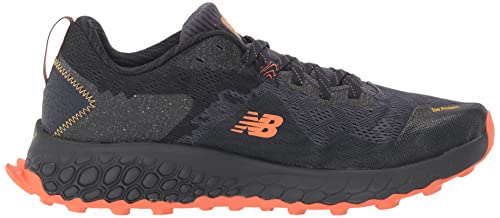 New Balance Men's Fresh Foam X Hierro V7 Trail Running Shoe, Thunder/Vibrant Orange/Vibrant Apricot, 13