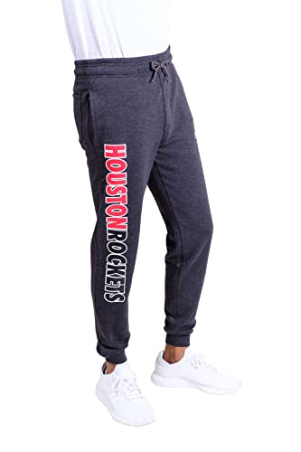 Ultra Game NBA Men's Soft Fleece Active Jogger Sweatpants