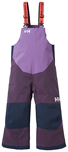 Helly-Hansen Kids Rider 2 Insulated Waterproof Windproof Breathable Bib Ski Pants, 670 Amethyst, 5