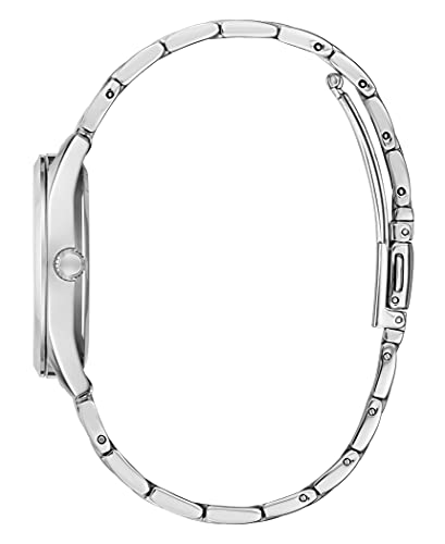 GUESS Women Quartz Watch with Stainless Steel Strap, Silver, 16 (Model: GW0253L1)
