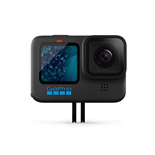 GoPro HERO11 Black - Waterproof Action Camera with 5.3K60 Ultra HD Video, 27MP Photos, 1/1.9' Image Sensor, Live Streaming, Webcam, Stabilization