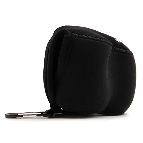 MegaGear MG064 Ultra Light Neoprene Camera Case Compatible with Sony Alpha A6400, A6500, A6300, A6000 (16-50 mm)-Black (MG063)