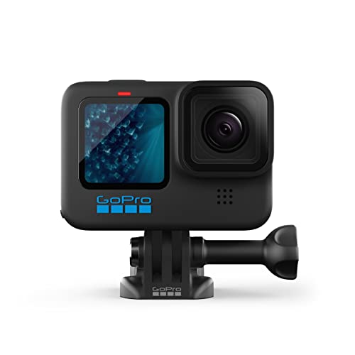 GoPro HERO11 Black - Waterproof Action Camera with 5.3K60 Ultra HD Video, 27MP Photos, 1/1.9' Image Sensor, Live Streaming, Webcam, Stabilization