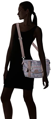 Kipling womens WomenÃ‚â€™s Art Mini Tote Bag, Lightweight Weekender, Nylon Travel Handbag Small Shoulder Bag, Stripy Dots, 13.5 L x 8.25 H 7.25 D US