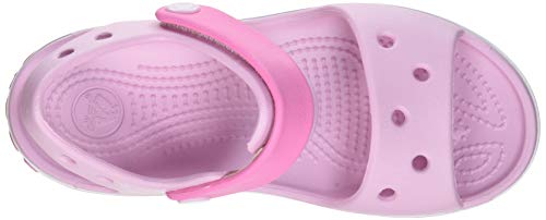 Crocs Kids' Crocband Sandals Water Shoe, Ballerina Pink, 2 US Unisex Little