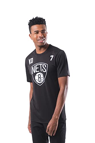 Ultra Game NBA Brooklyn Nets - Kevin Durant Mens Active Tee Shirt, Team Color, Medium