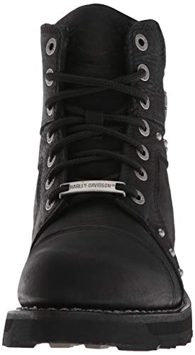 HARLEY-DAVIDSON FOOTWEAR womens Oakleigh Motorcycle Boot, Black, 5.5 US