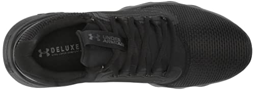 Under Armour Men's Charged Vantage 2 Road Running Shoe, Black (002)/Black, 9.5