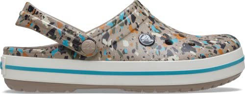Crocs Unisex Men's and Women's Crocband Graphic Clog, Multi/Mushroom, 6 US