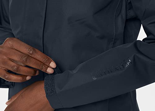 Helly Hansen Women's Seven J Waterproof Windproof Breathable Rain Coat Jacket, 598 Navy, Large
