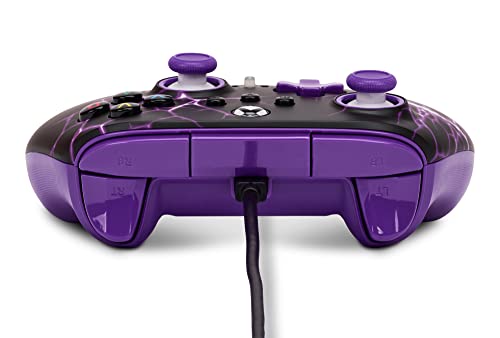 PowerA Enhanced Wired Controller for Xbox Series X|S - Purple Magma, gamepad, video game / gaming controller