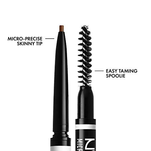 NYX PROFESSIONAL MAKEUP Micro Brow Pencil, Eyebrow Pencil - Cool Ash Brown