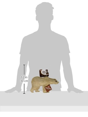 SPOT By Ethical Products Dura-Fused Leather Interactive Durable Dog Squeak Toy for Large and Small Dogs - Bear - Large