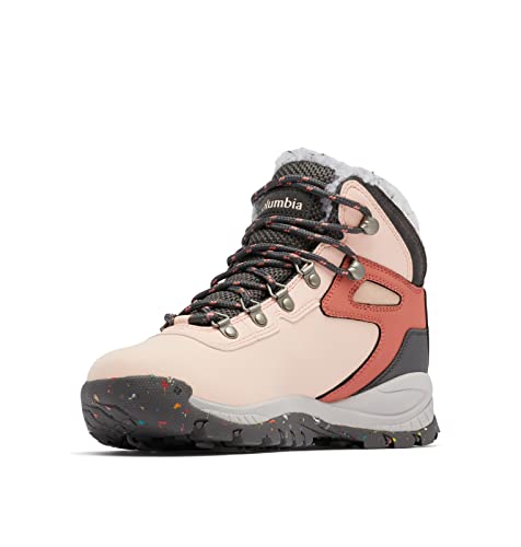 Columbia Women's Newton Ridge Plus Omni Heat, Peach Blossom/Dark Grey, 9.5