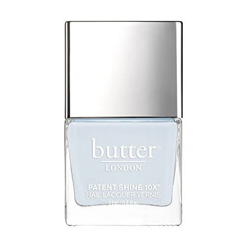 butter LONDON Patent Shine 10X Nail Lacquer, Gel-Like Finish, Chip-Resistant Formula, 10-Free Formula, Cruelty-Free, Polymer Technology, Candy Floss