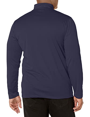 Ultra Game NBA Men's Quarter Zip Long Sleeve Pullover T-Shirt
