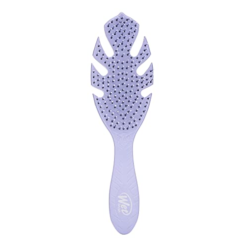 Wet Brush Go Green Hair Detangler Brush, Lavender - Detangling Hair Brush - Ultra-Soft IntelliFlex Bristles Glide Through Tangles and Gently Loosens Knots While Minimizing Pain, Split Ends and Breakage