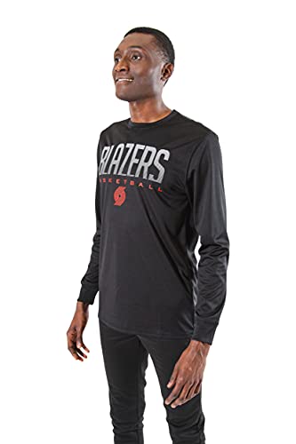 Ultra Game -NBA Men's Active Long Sleeve Pullover T-Shirt Team Color Small