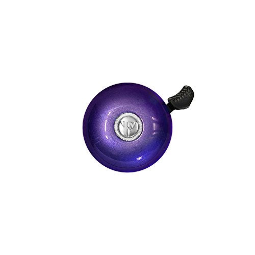 Firmstrong Classic Beach Cruiser Bicycle Bell, Purple
