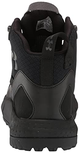 Under Armour Men's Micro G Valsetz Mid LWP Hiking Boot, Black (001)/Black, 9