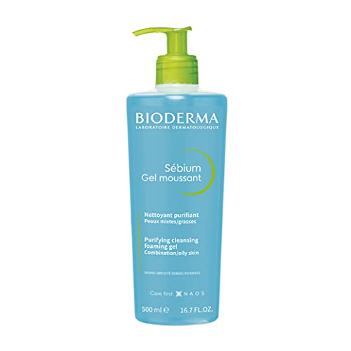 Bioderma - Sébium Foaming Gel - Face and Body Cleanser - Foaming Face Wash - Face Cleanser for Combination to Oily Skin