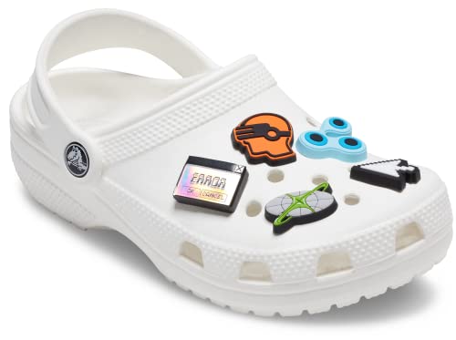 Crocs Jibbitz 5-Pack Video Gamer Shoe Charms | Jibbitz for Crocs, Gamer Boy, Small