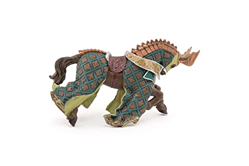 Papo Weapon Master Dragon Horse Toy, Green/Gold