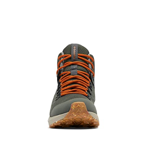Columbia Men's Trailstorm Mid Waterproof Omni Heat, Gravel/Warm Copper, 14