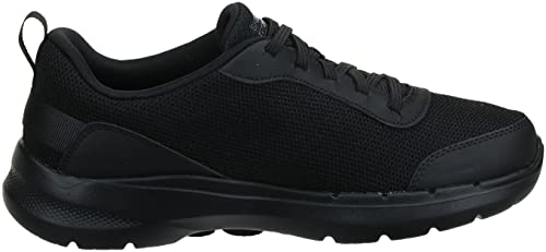 Skechers mens Gowalk 6 - Athletic Workout Walking Shoes With Air Cooled Foam Sneaker, Black 2, 9.5 US