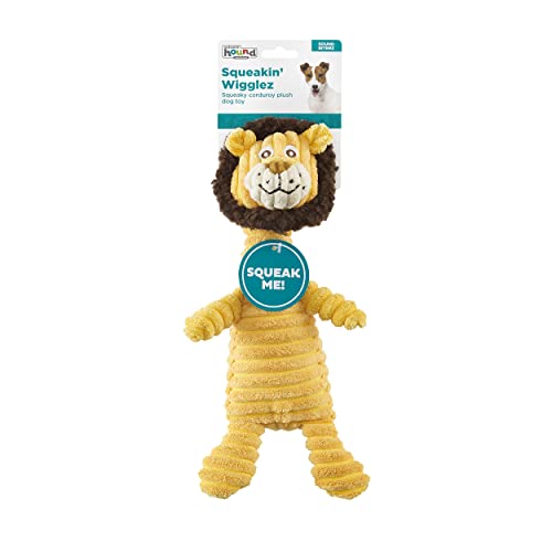 Charming Pet Squeakin' Squiggles Lion Plush Dog Toy
