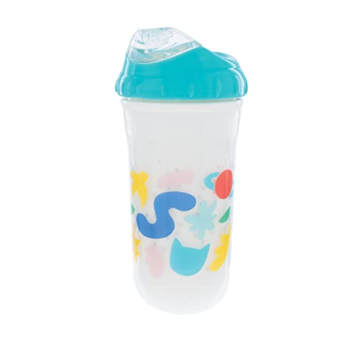 Nuby No-Spill Insulated Cool Sipper, 9 Ounce (Pack of 1) Colors May Vary