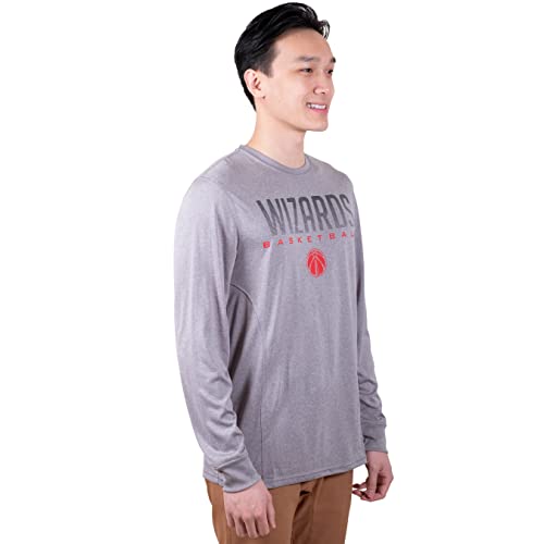 Ultra Game -NBA Men's Active Long Sleeve Pullover T-Shirt