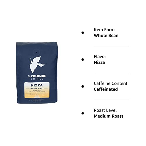 La Colombe Nizza Medium Roast Whole Bean Coffee - 24 Oz, 1 Pack - Notes of Milk Chocolate, Nuts and Browniewith a Honey-Sweet Roasted Nuttiness