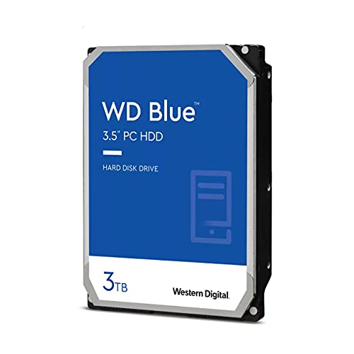 Western Digital 3TB WD Blue PC Internal Hard Drive HDD - 5400 RPM Class, SATA 6 Gb/s, 256 MB Cache, 3.5' - WD30EZAZ