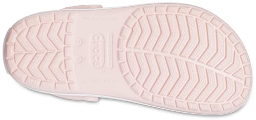 Crocs Unisex Crockband Clogs, Pink Rose, 15 US Women
