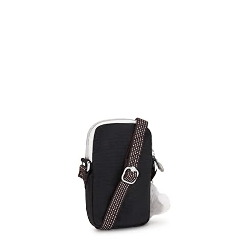 Kipling Women's Tally Minibag, Lightweight Crossbody Mini, Nylon Phone Bag, True Black Fun
