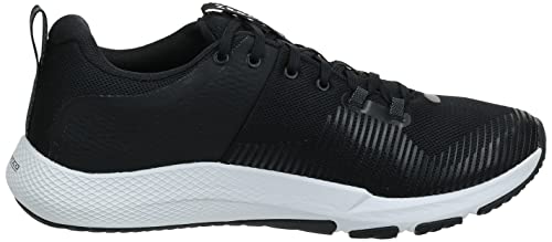 Under Armour Men's Charged Engage Cross Trainer, Black (001)/White, 10.5 M US