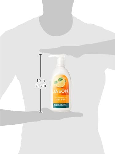 JASON Natural Body Wash and Shower Gel, Revitalizing Citrus, 30 Oz