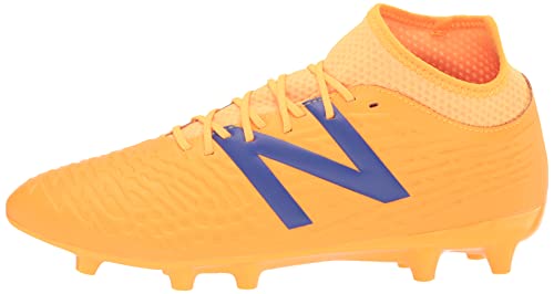 New Balance Men's Tekela V3+ Magique FG Soccer Shoe, Impulse/Vibrant Orange, 12.5