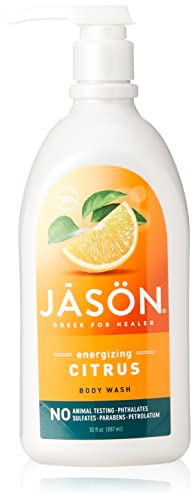 JASON Natural Body Wash and Shower Gel, Revitalizing Citrus, 30 Oz