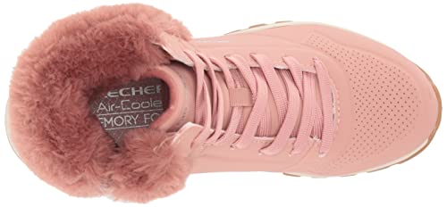 Skechers Women's Sneaker Fashion Boot, Rose, 6