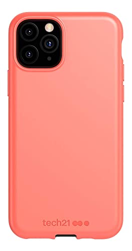tech21 Studio Colour Mobile Phone Case - Compatible with iPhone 11 Pro Max - Slim Profile and Drop Protection, Coral