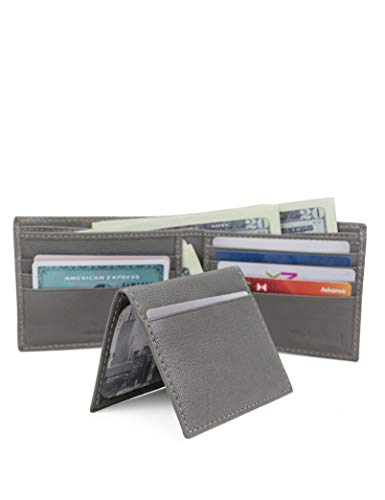 Timberland mens Genuine Leather Rfid Blocking Passcase Security Wallet Billfold, Charcoal, One Size US
