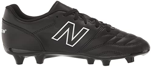 New Balance Kid's 442 V2 Academy Fg Junior Soccer Shoe, Black/White, 3 Little Kid